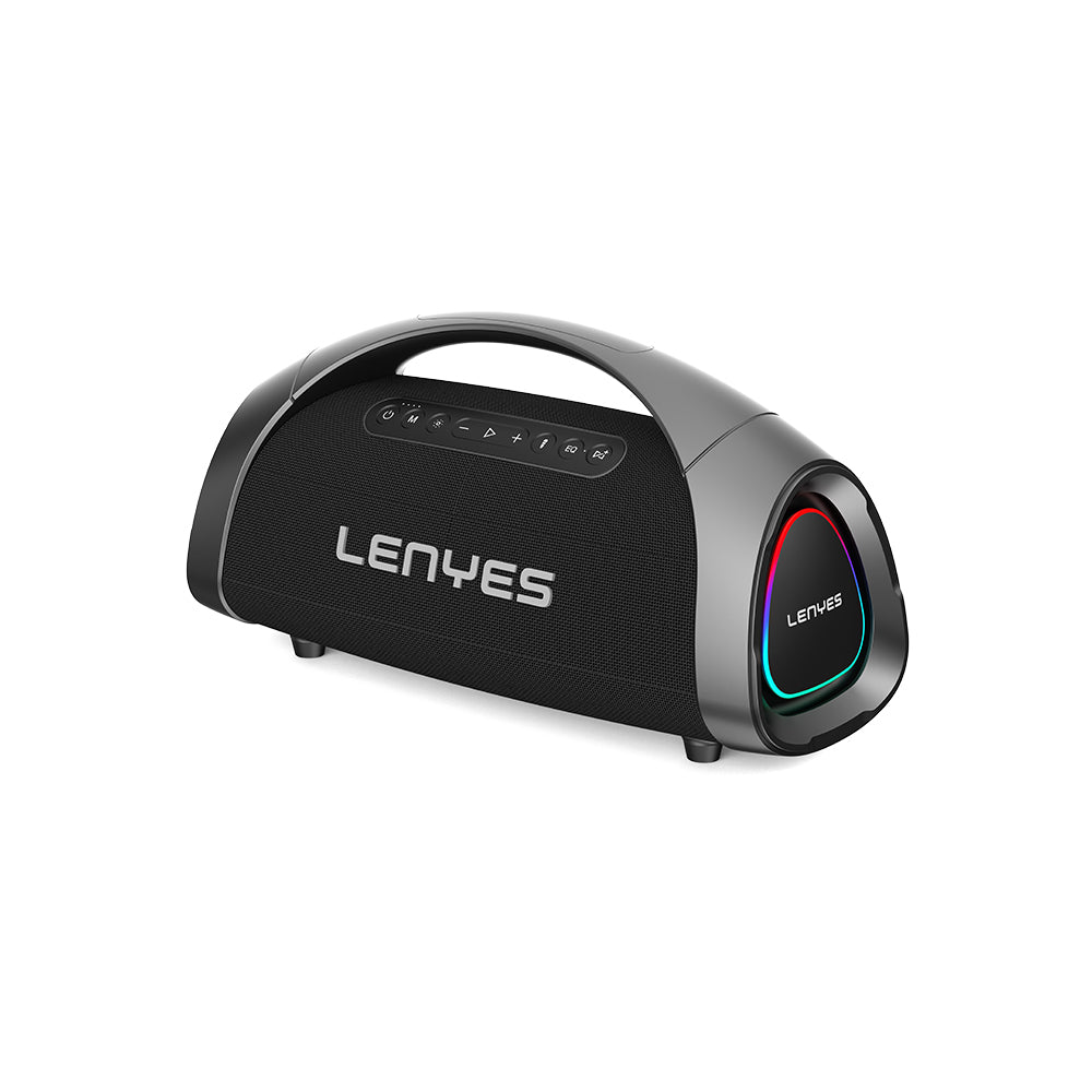 Lenyes S873 RGB Işıklı Taşınabilir Kumandalı&Mikrofonlu TWS Bluetooth Speaker Hoparlör v5.3