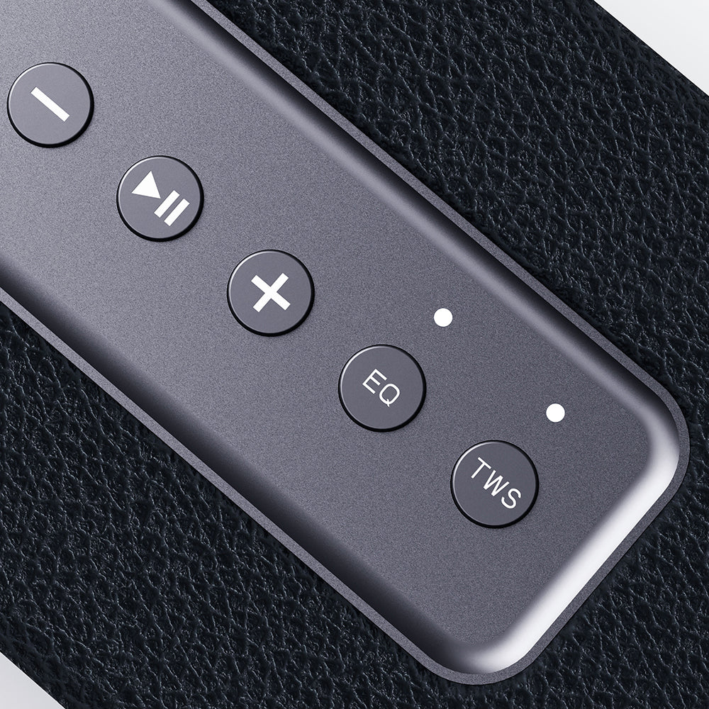 Lenyes S875 Elegance Serisi RGB Işıklı Taşınabilir Su Geçirmez TWS Bluetooth Hoparlör v5.3 40W