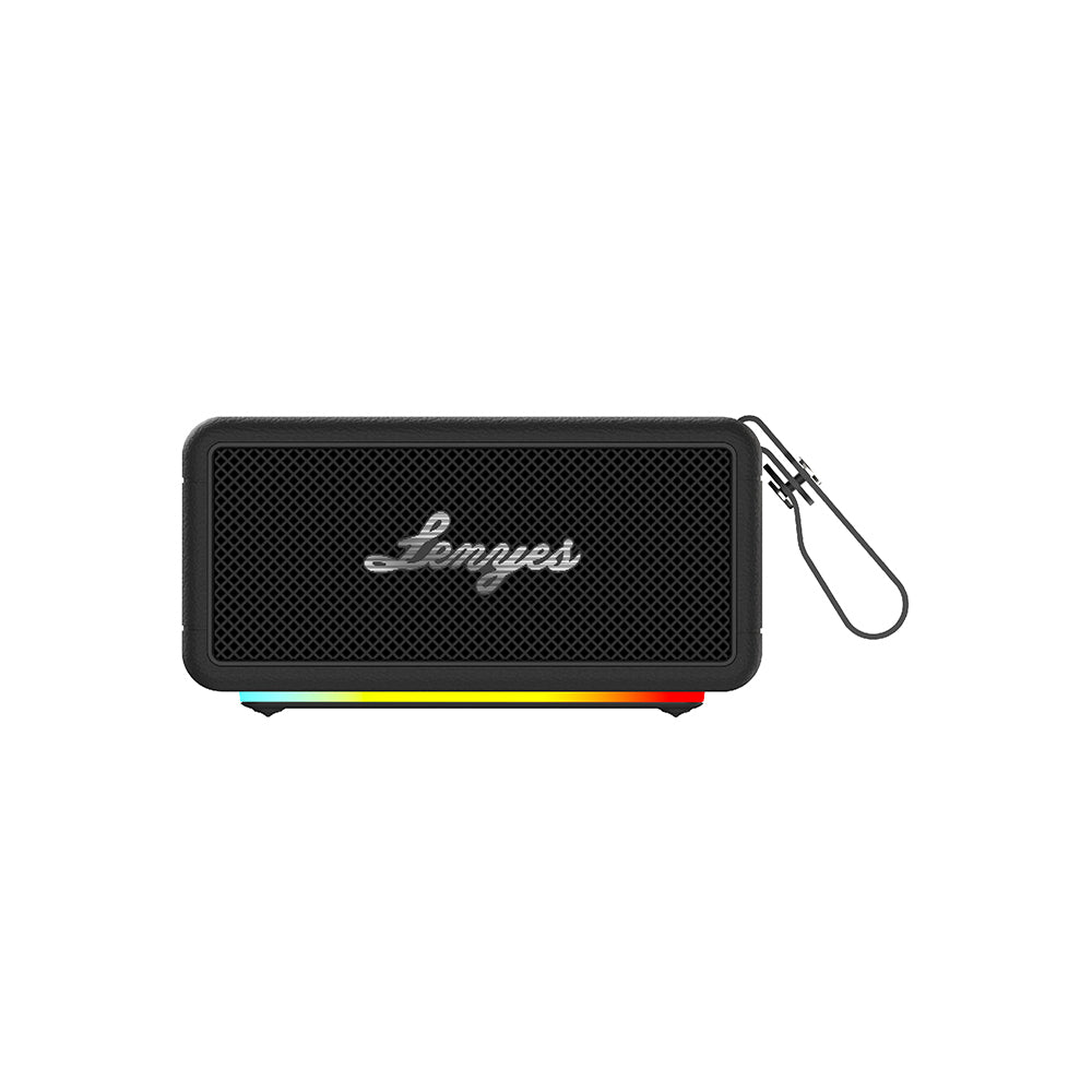 Lenyes S875 Elegance Serisi RGB Işıklı Taşınabilir Su Geçirmez TWS Bluetooth Hoparlör v5.3 40W
