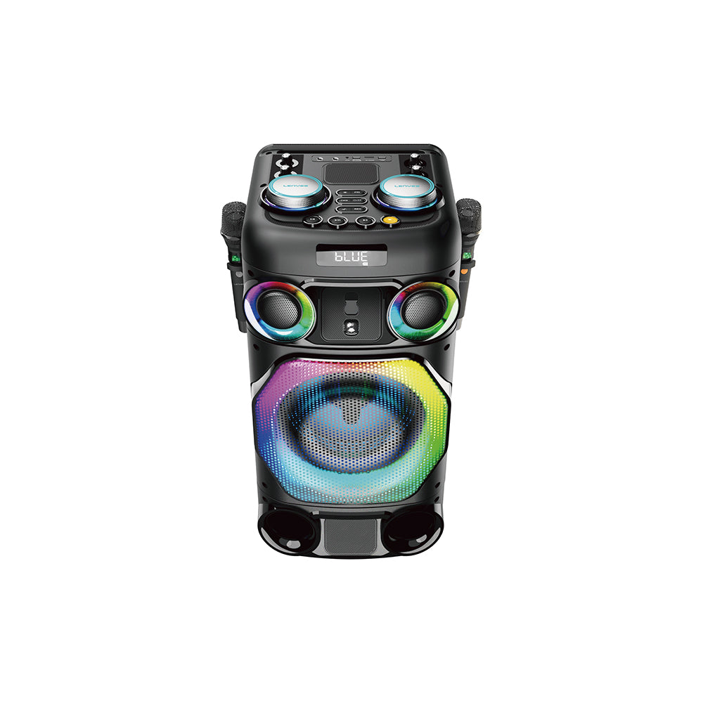 Lenyes S884 RGB Işıklı Çift Mikrofonlu Kablosuz TWS Bluetooth Speaker Hoparlör v5.3