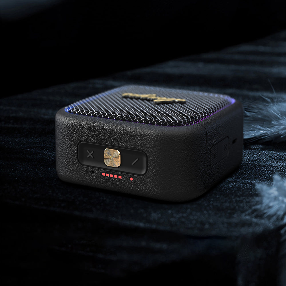 Lenyes S890 Su Geçirmez Özellikli RGB Işıklı Askılı Mini OTG-TWS Bluetooth Hoparlör v5.3