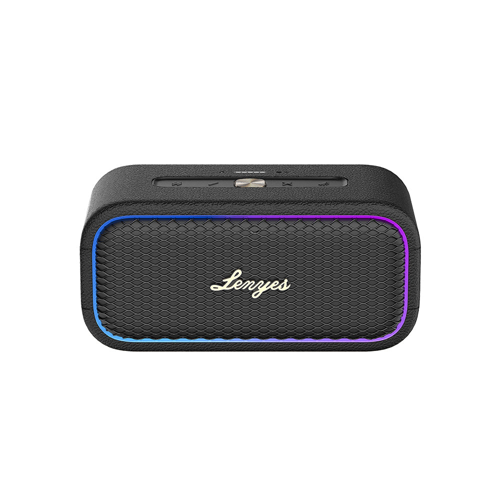 Lenyes S891 RGB Işıklı Taşınabilir Su Geçirmez OTG-TWS Bluetooth Hoparlör v5.3 80W