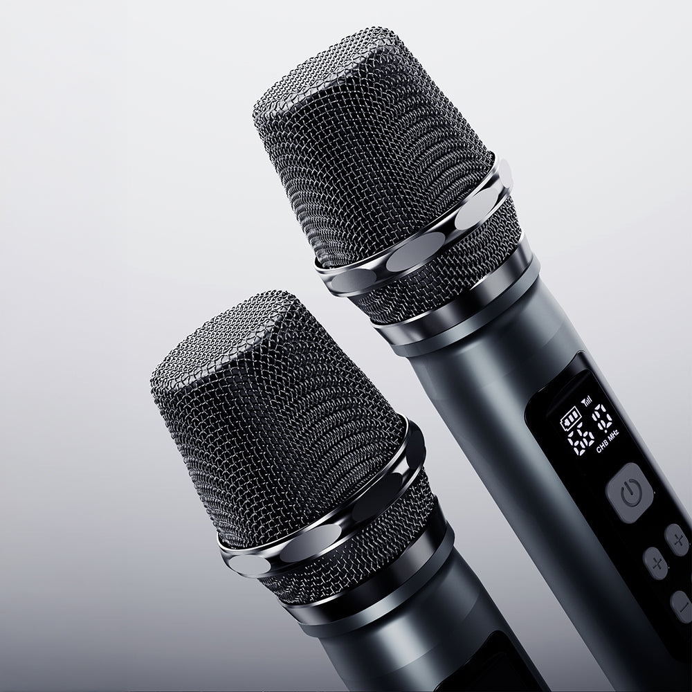 Lenyes Titan 1 Serisi RGB Işıklı Çift Mikrofonlu Bluetooth Speaker Hoparlör v5.3 5000mAh