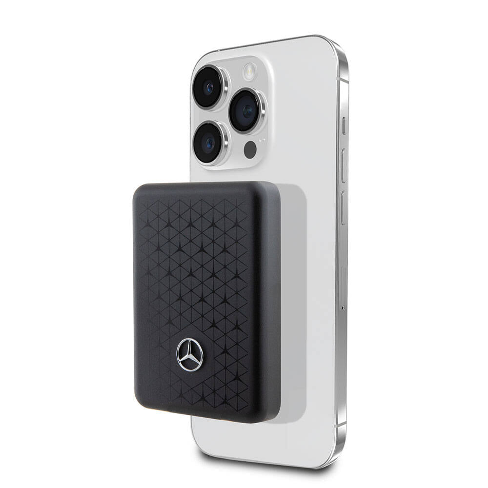 Mercedes Benz Led Işıklı Göstergeli M-safe Magnetik Orijinal Lisanslı Powerbank 3000 Mah