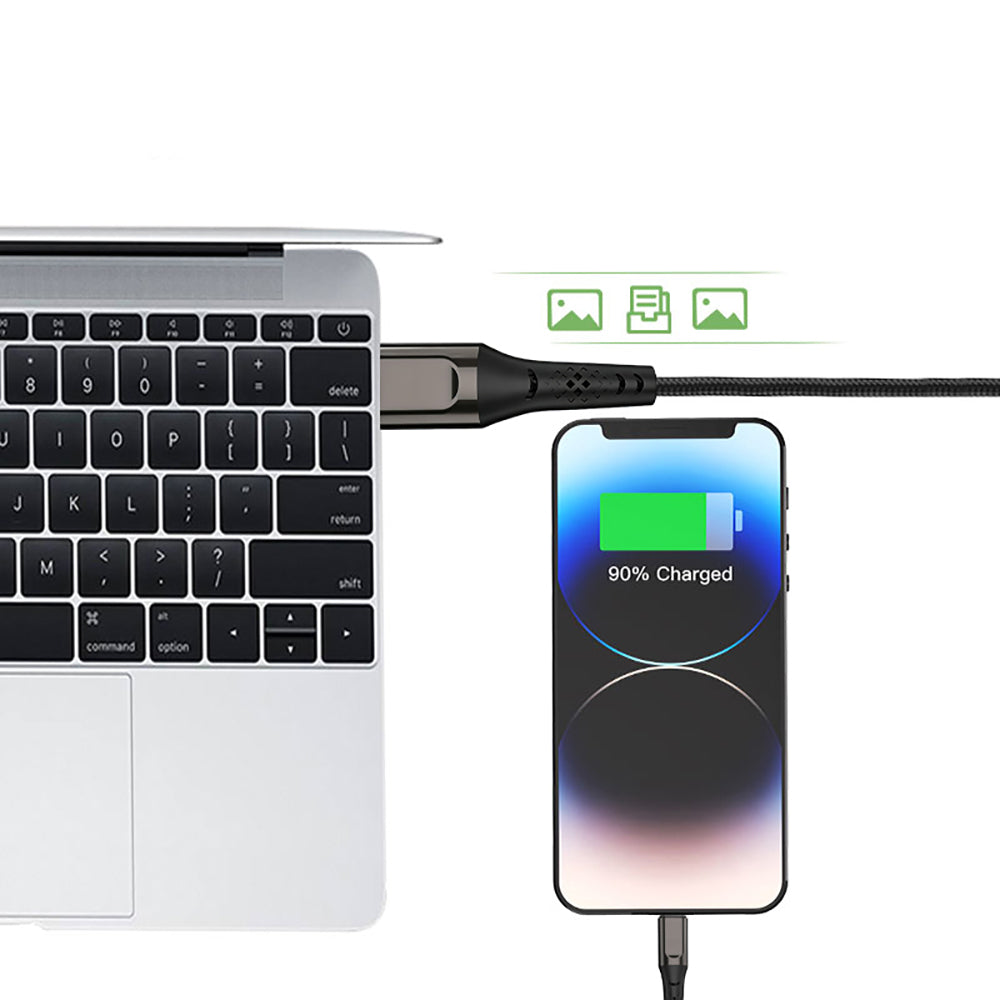 Micflip USB-A to Lightning Data ve Şarj Kablosu