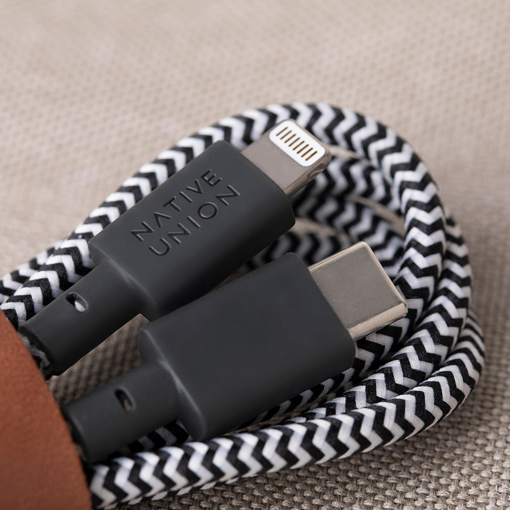 Native Union Belt Serisi Type-C to Lightning Şarj Kablosu 1.2M