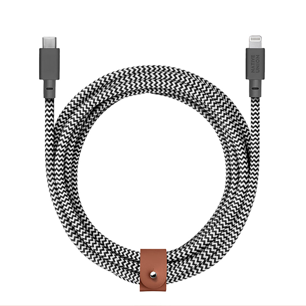 Native Union Belt Serisi Type-C to Lightning Şarj Kablosu 3M