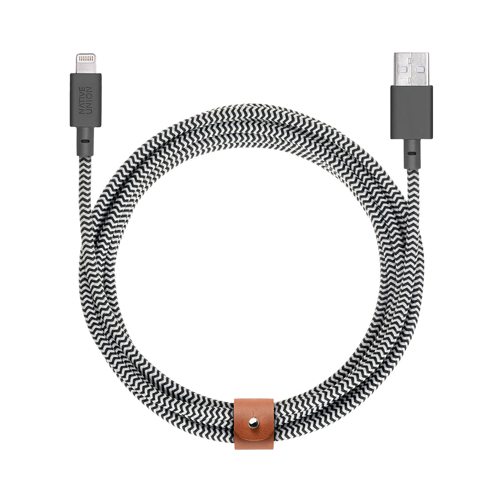 Native Union Belt Serisi USB-A to Lightning Şarj Kablosu 3M
