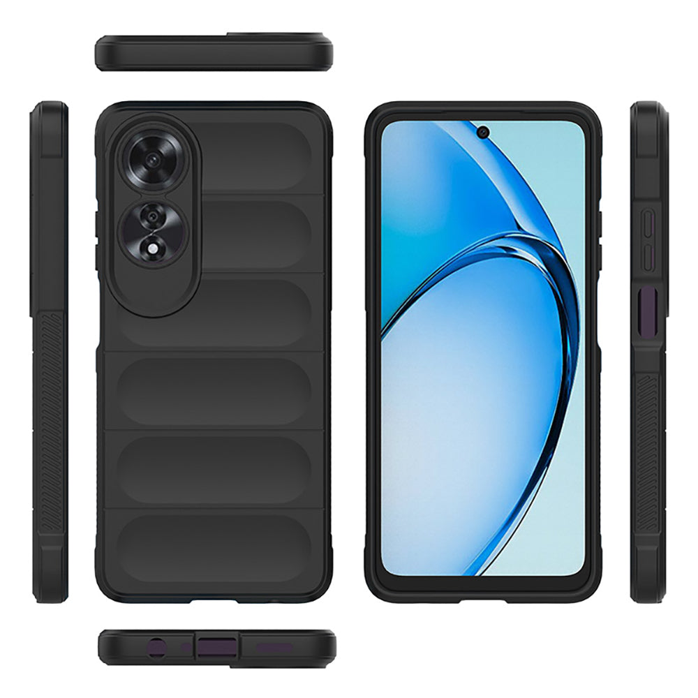 Oppo A60 Kılıf Esnek TPU Oyuklu Arka Yüzey Tasarımlı Zore Etnik Silikon Kılıf