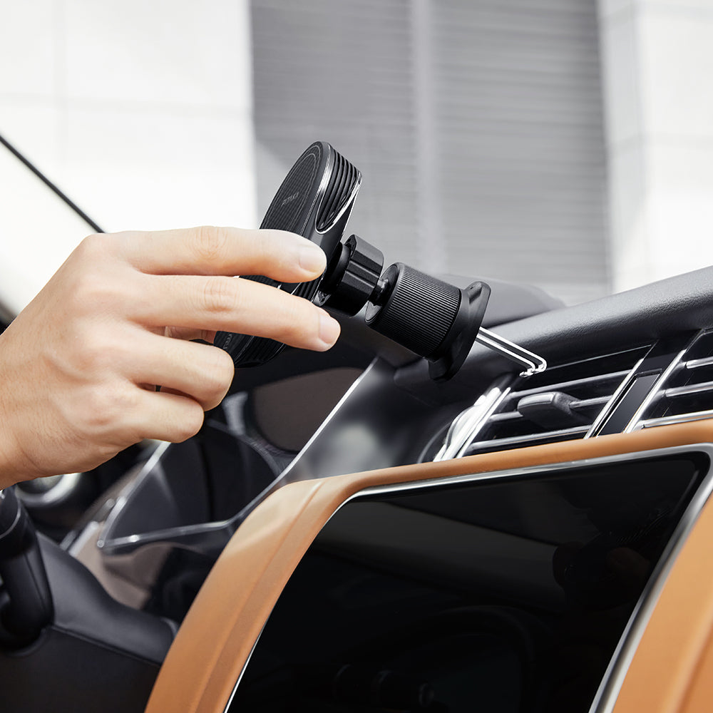 Pitaka MagEZ Pro 2 M-safe Şarj Özellikli Qi2 Aramid Fiber Araç Telefon Tutucu