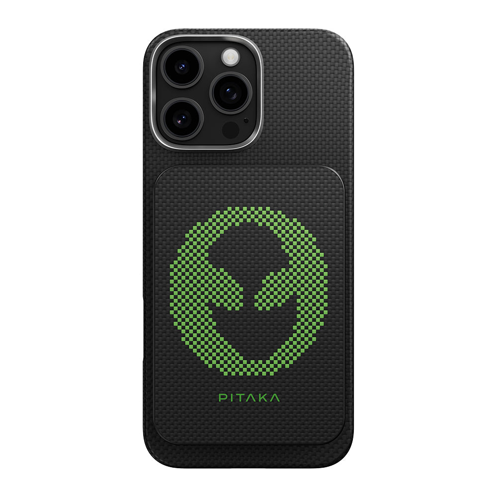 Pitaka Tactile Woven Qi2 Şarj Teknolojili Aramid Fiber M-Safe Powerbank 15W 5000mAh