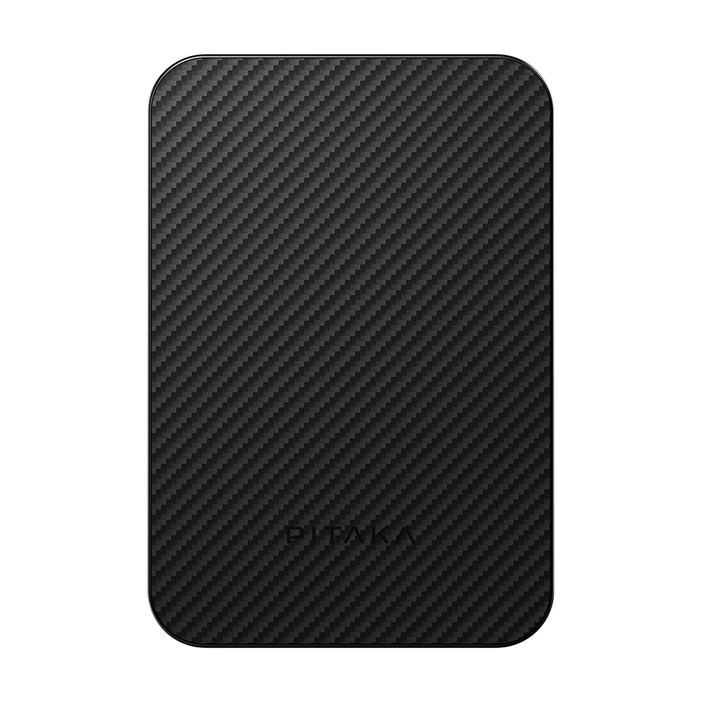 Pitaka Tactile Woven Qi2 Şarj Teknolojili Aramid Fiber M-Safe Powerbank 15W 5000mAh