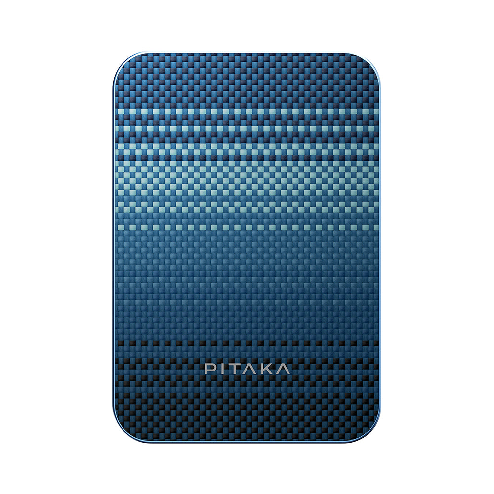 Pitaka Tactile Woven Qi2 Şarj Teknolojili Aramid Fiber M-Safe Powerbank 15W 5000mAh