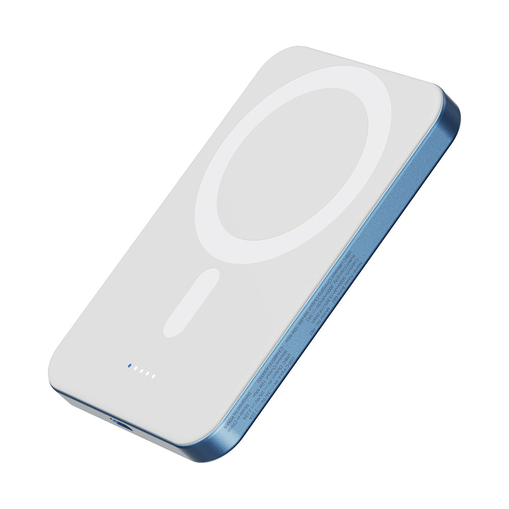 Pitaka Tactile Woven Qi2 Şarj Teknolojili Aramid Fiber M-Safe Powerbank 15W 5000mAh
