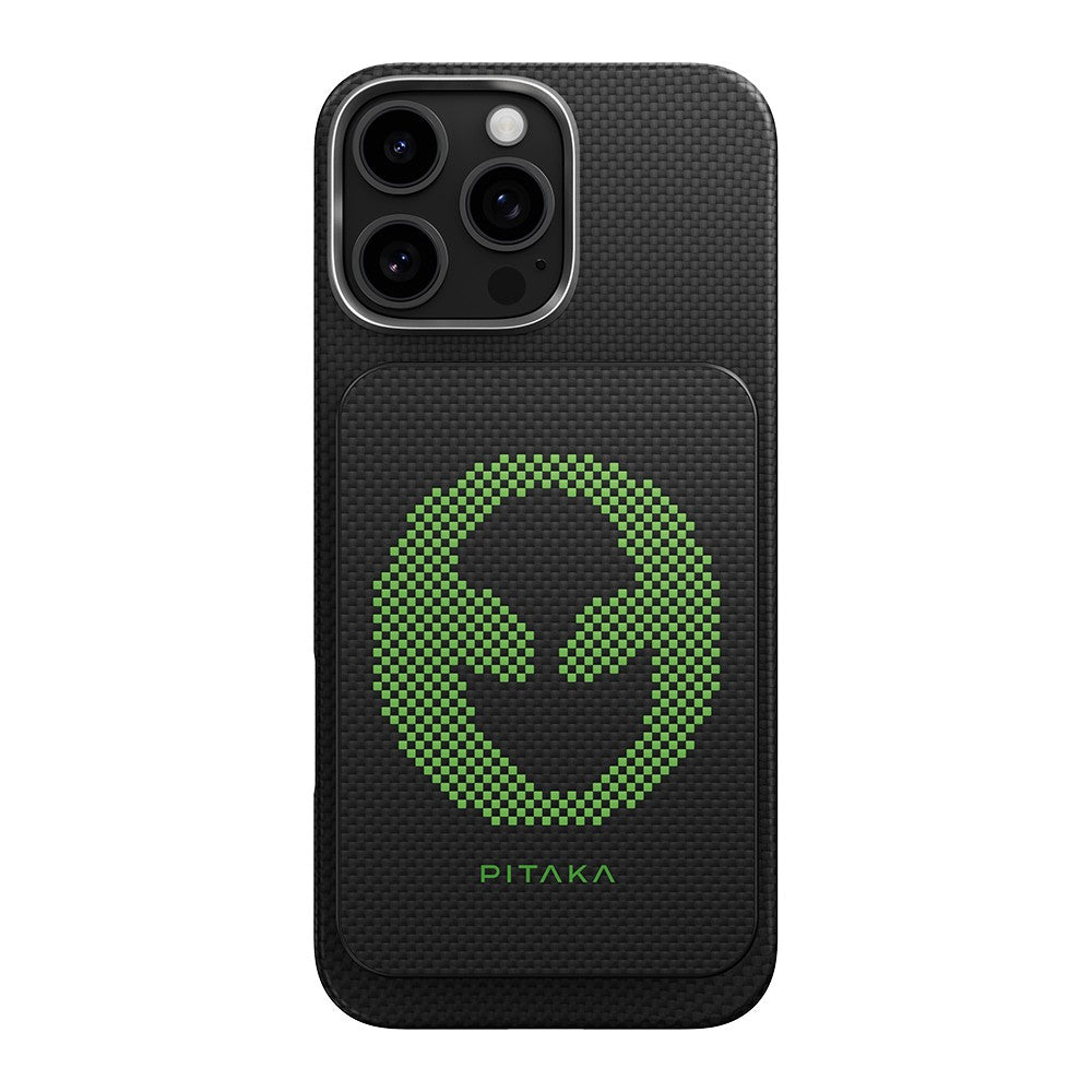 Pitaka Tactile Woven Qi2 Şarj Teknolojili Aramid Fiber M-Safe Powerbank 15W 5000mAh