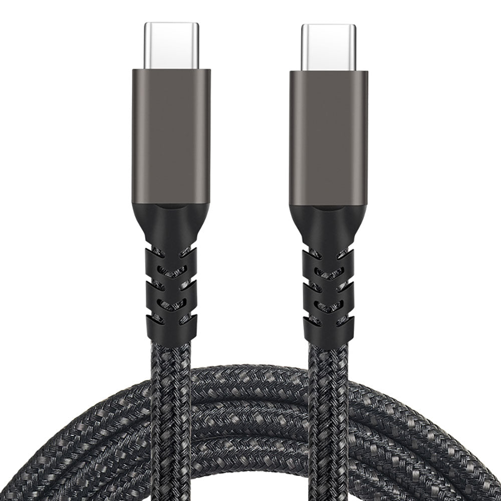 Qgeem 2.Jenerasyon Type-C to Type-C USB3.2 PD Data Kablosu 100W 20Gbps 4K@60Hz 0.5 Metre