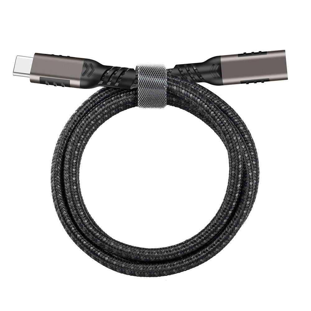 Qgeem Extension USB3.2 Type-C PD Uzatma Kablosu 100W 20Gbps 4K@60Hz 0.2 Metre