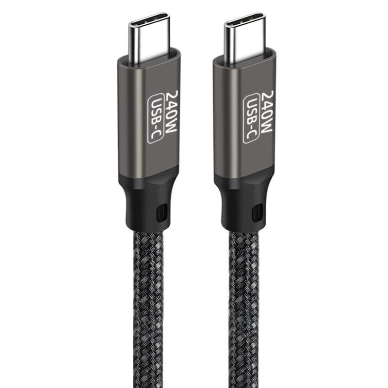 Qgeem QG02 Type-C to Type-C PD3.1 Data Kablosu 240W 480Mbps 2 Metre