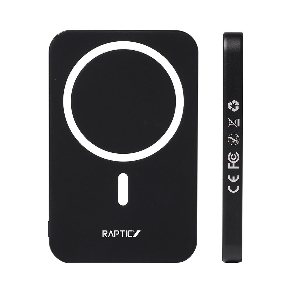 Raptic S4 Aramid-Skin M-safe Şarj Özellikli Ultra İnce 600D Powerbank 15W 5000mAh