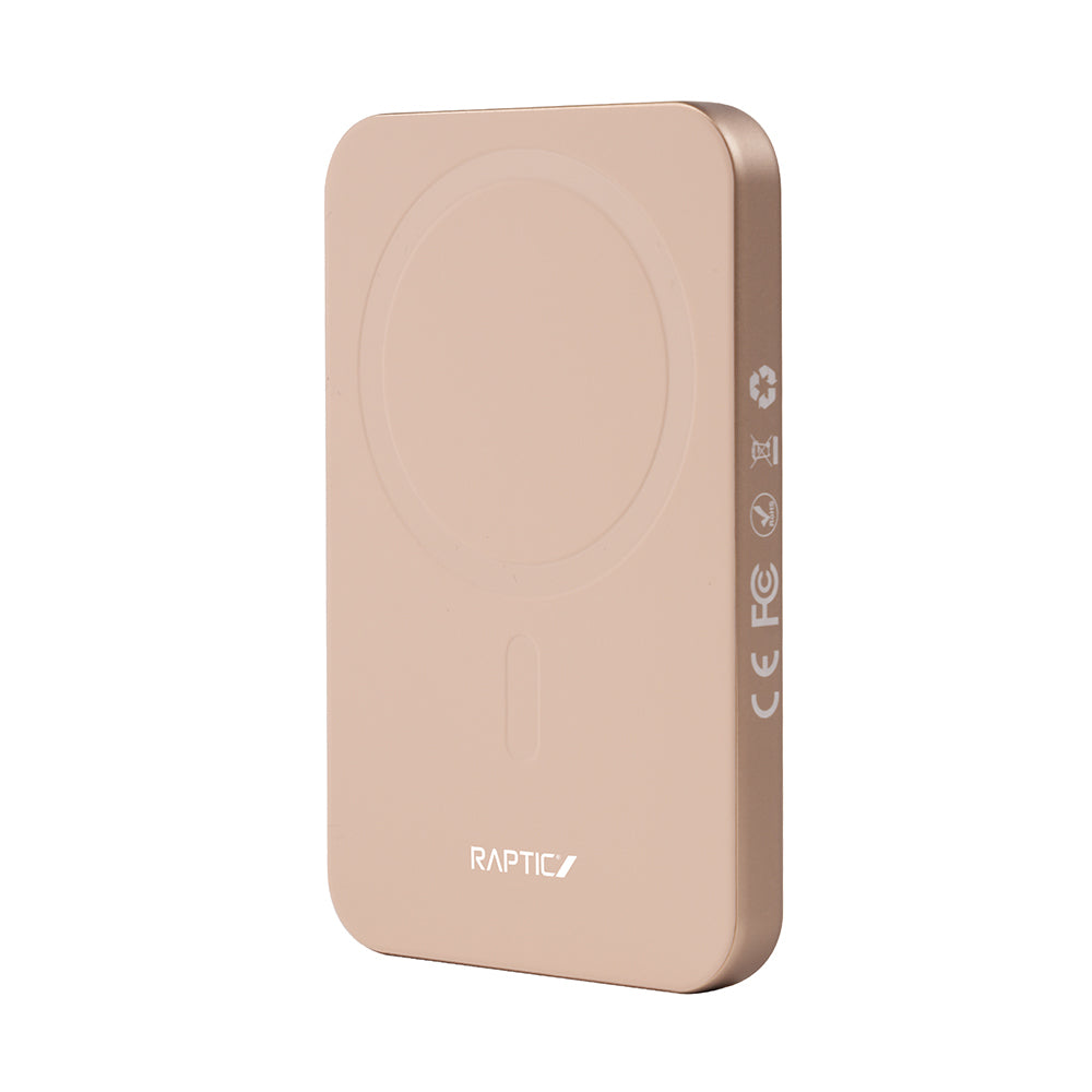 Raptic S4 Aramid-Skin M-safe Şarj Özellikli Ultra İnce Powerbank 15W 5000mAh