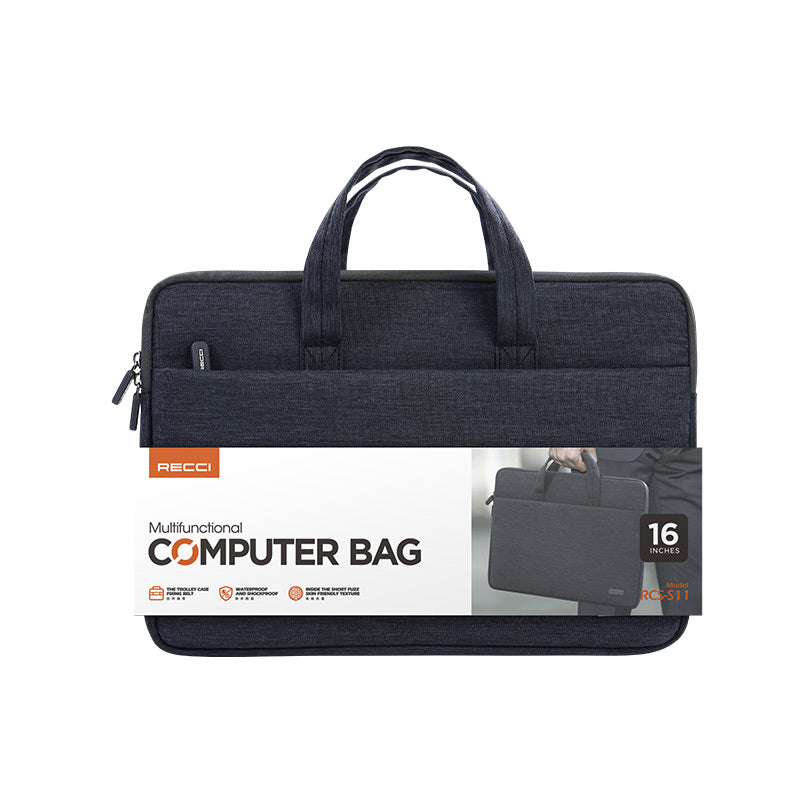 Recci RCS-S11 Su Geçirmez Polyester Kumaş 16 inç Laptop Çantası