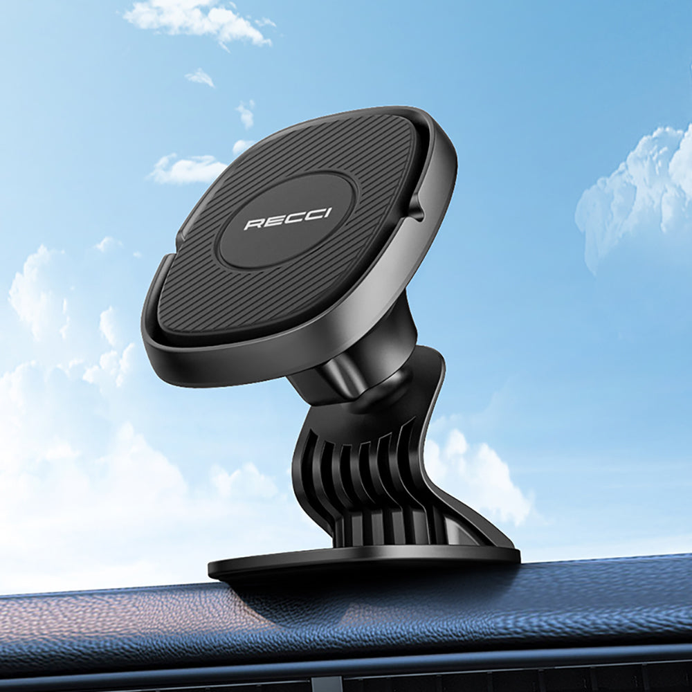 Recci RHO-C18 Güçlü Magnetik 360 Derece Dönebilen Düz Zemin Araç Telefon Tutucu