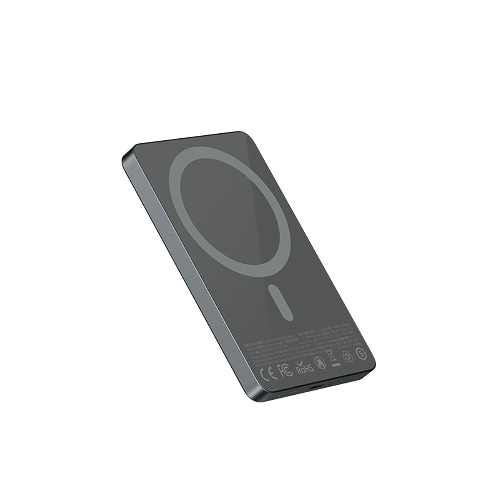 Recci RP35 PD 20W Led Göstergeli Hızlı Şarj Özellikli Wireless Powerbank 15W 10000mAh