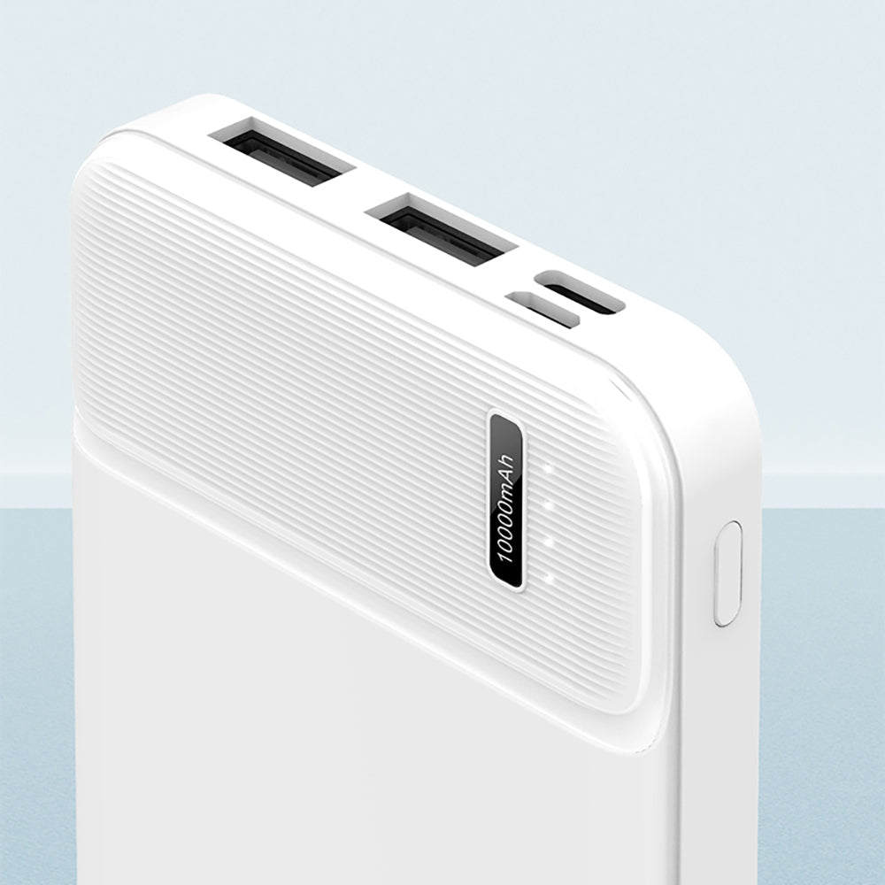 Recci RPB-N16C Ultra İnce Hızlı Şarj Özellikli Led Işık Göstergeli Powerbank 10000mAh