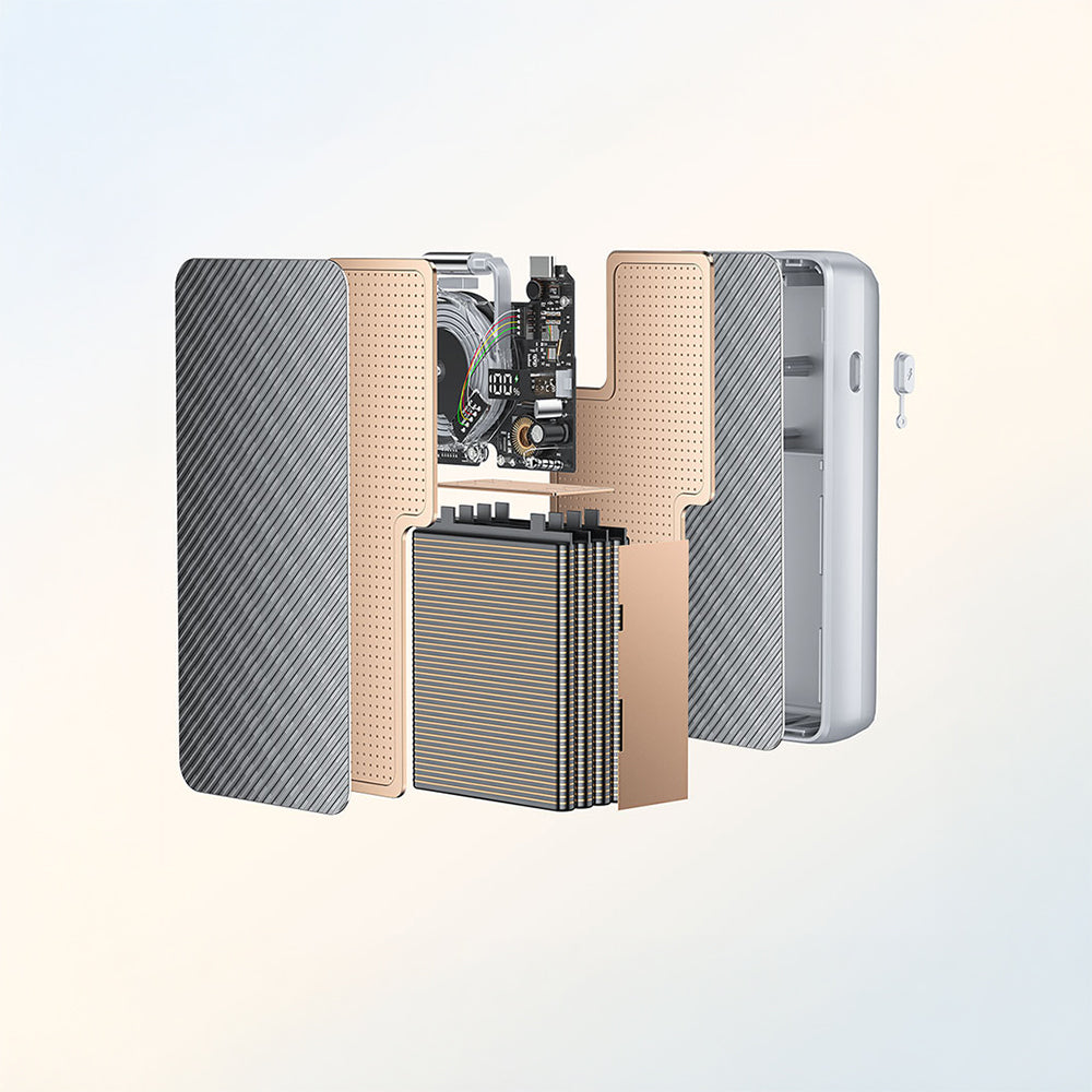 Recci RPB-P58 PD Hızlı Şarj Özellikli Type-C Kablolu Powerbank 22.5W 10.000mAh
