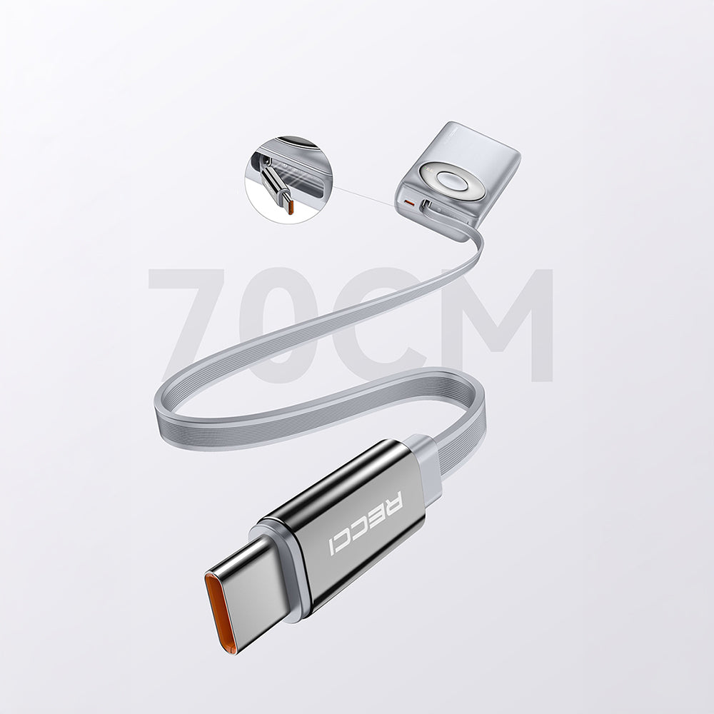 Recci RPB-P72 Hızlı Şarj Özellikli Type-C Kablolu Powerbank 65W 20.000mAh
