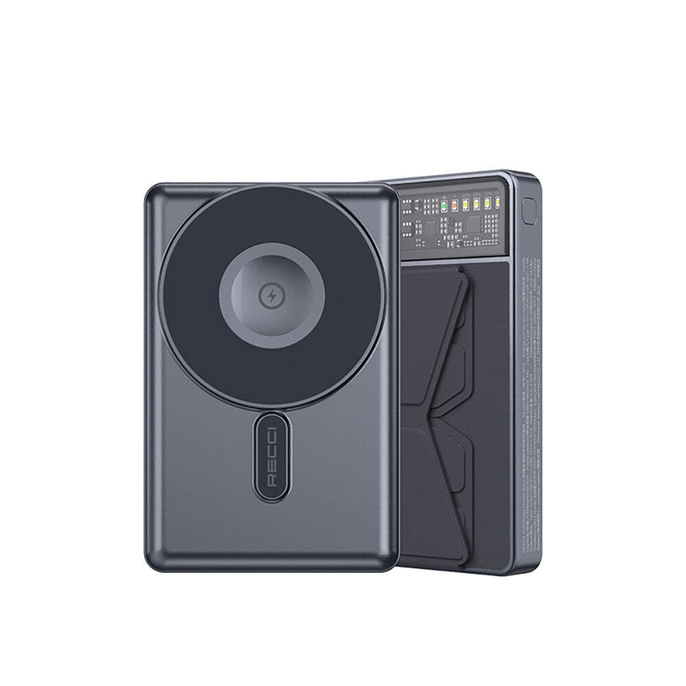 Recci RPB-W19 Standlı M-safe Şarj Özellikli Powerbank 10.000mAh