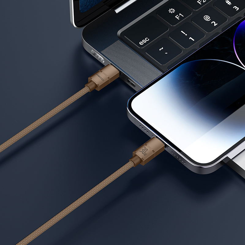 Recci RS08C Warrior Serisi USB-A to Type-C 100W Hızlı Şarj Özellikli Data ve Şarj Kablosu 1.2M