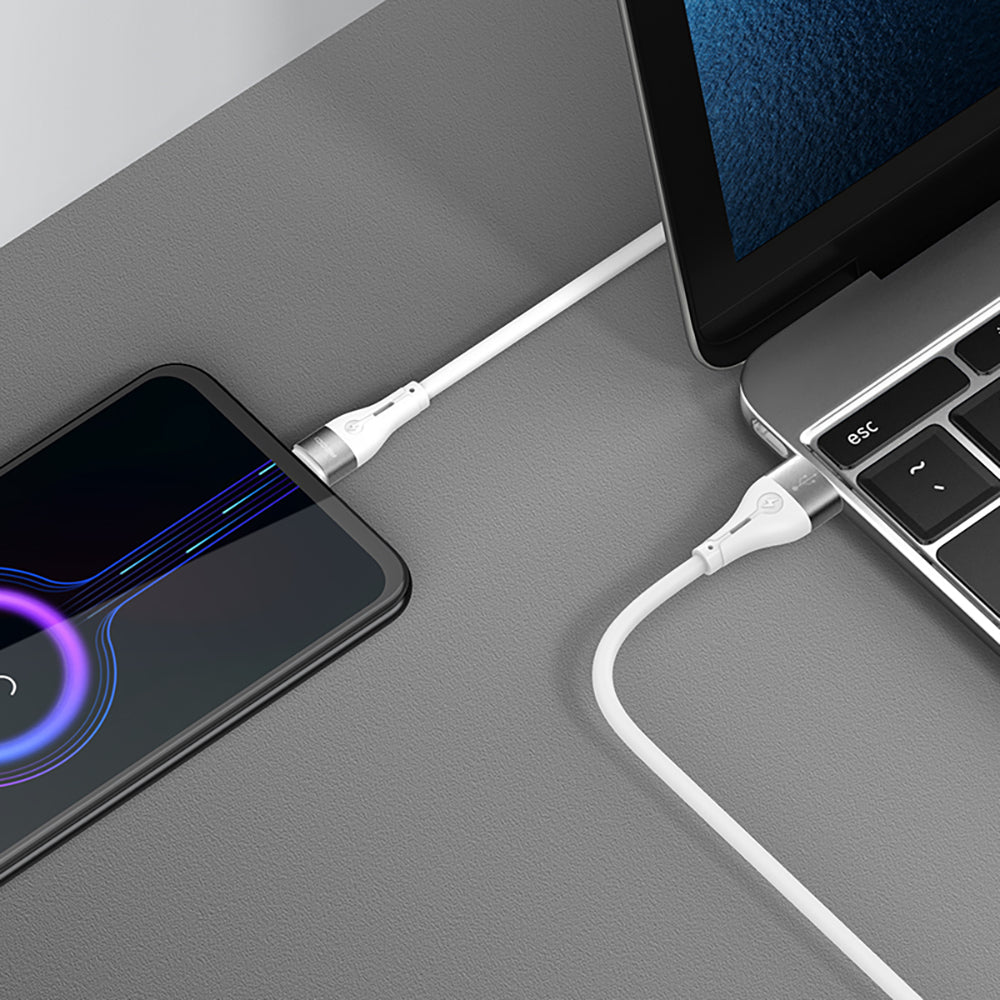 Recci RS11C Swift Serisi USB-A to Type-C 3A Hızlı Şarj Özellikli Data ve Şarj Kablosu 1M