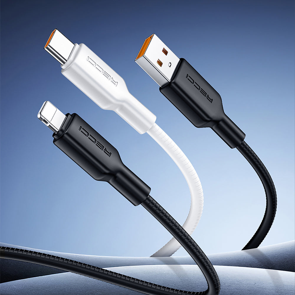 Recci RS46CL Type-C to Lightning PD 30W Hızlı Şarj Özellikli Data ve Şarj Kablosu 1.2M