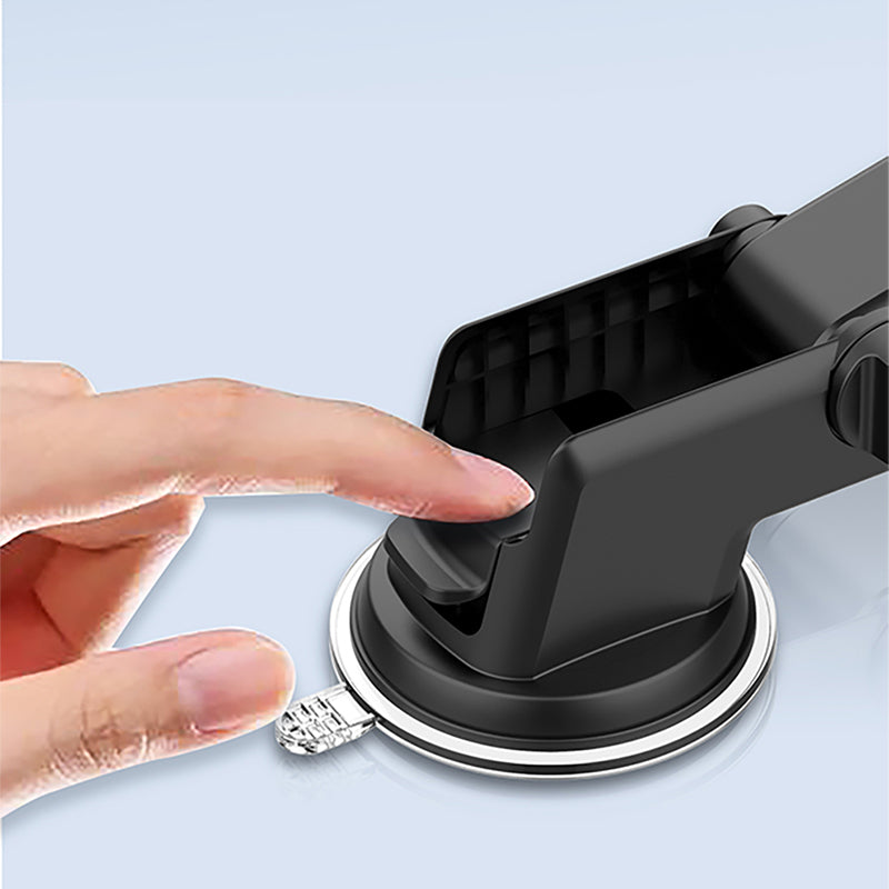 Recci RZ02 Otomatik Mekanizmalı Uzatılabilir Teleskopik Vantuzlu Tasarım Araç Telefon Tutucu