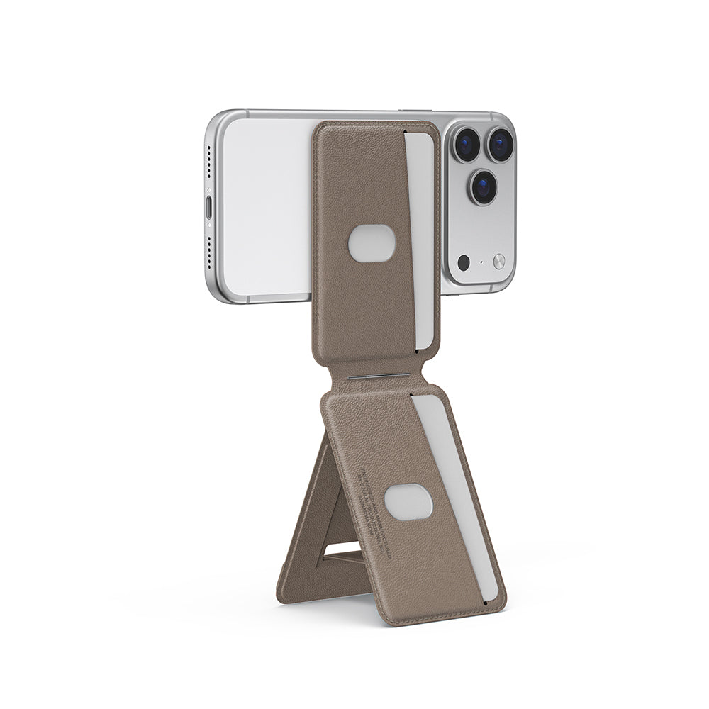 Skinarma Axis Serisi Foldable Stand Özellikli Deri Tasarımlı Kartlık