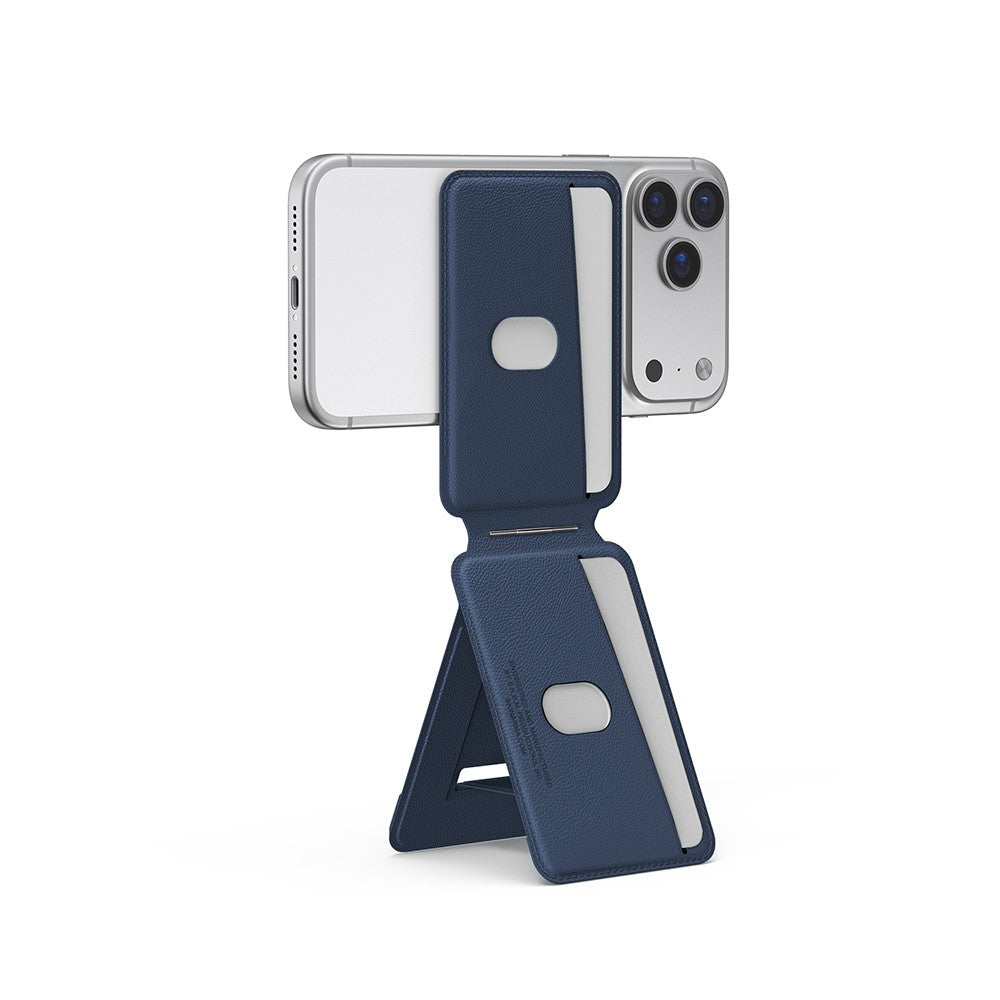Skinarma Axis Serisi Foldable Stand Özellikli Deri Tasarımlı Kartlık