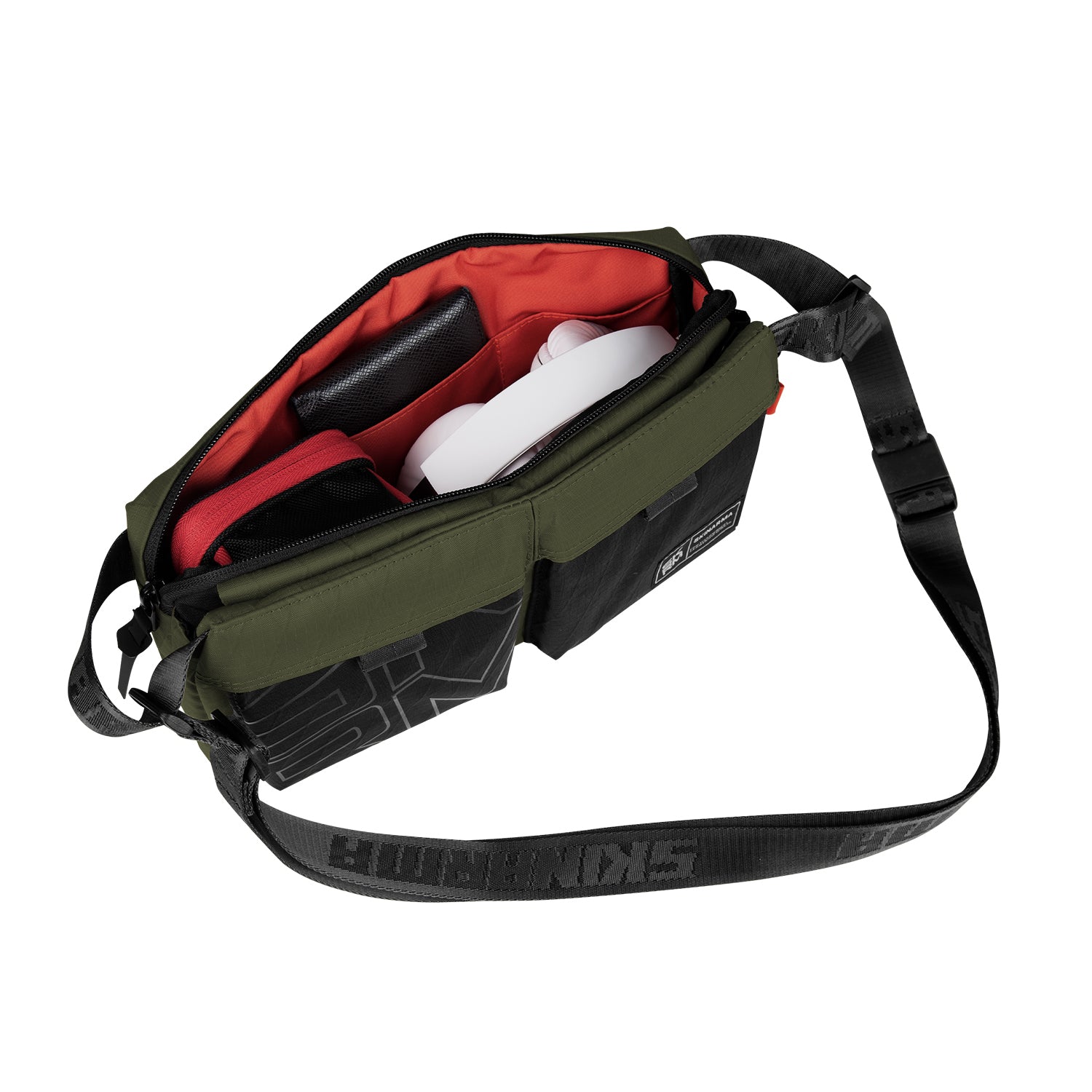 Skinarma Jager Naylon Scout Boyun Askı Kayışlı Çapraz Vücut Çantası