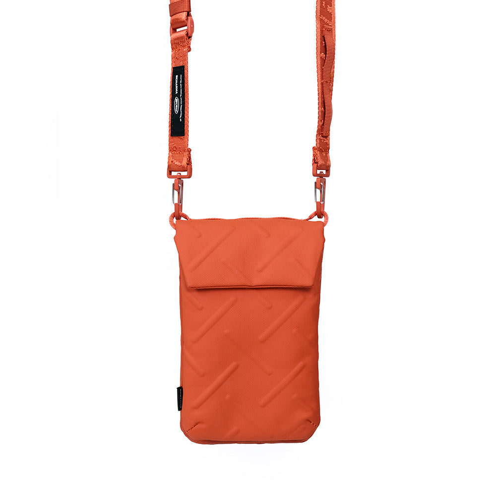 Skinarma Sling Pouch Juno Cross-Hatch Desenli Naylon Scout Boyun Askı Kayışlı Çapraz Vücut Çantası