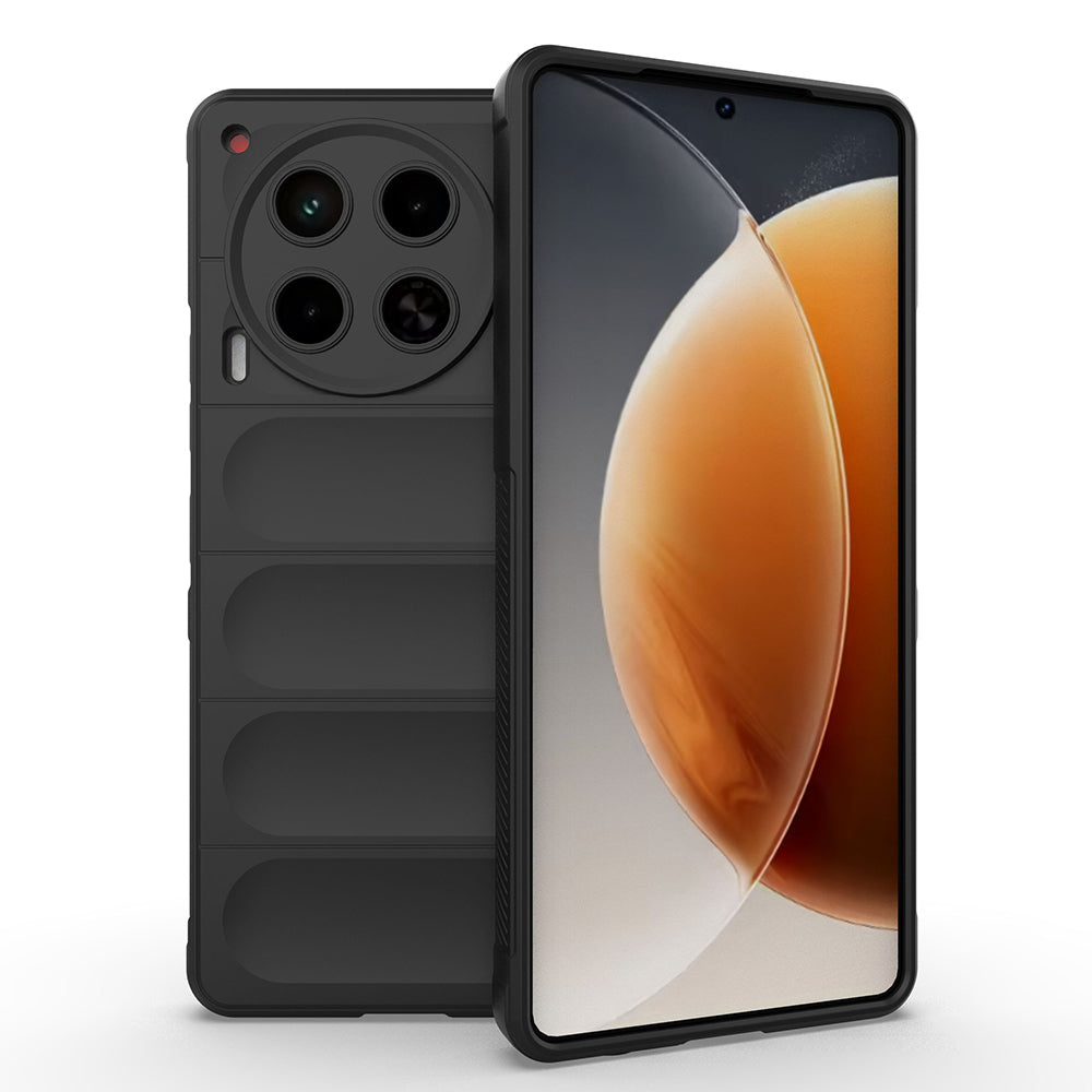 Tecno Camon 30 4G Kılıf Esnek TPU Oyuklu Arka Yüzey Tasarımlı Zore Etnik Silikon Kılıf