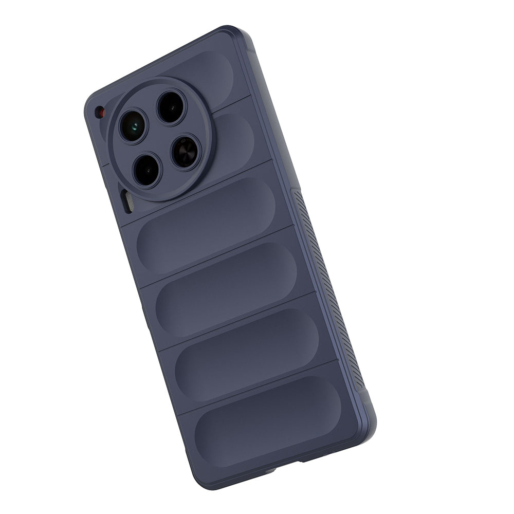Tecno Camon 30 4G Kılıf Esnek TPU Oyuklu Arka Yüzey Tasarımlı Zore Etnik Silikon Kılıf