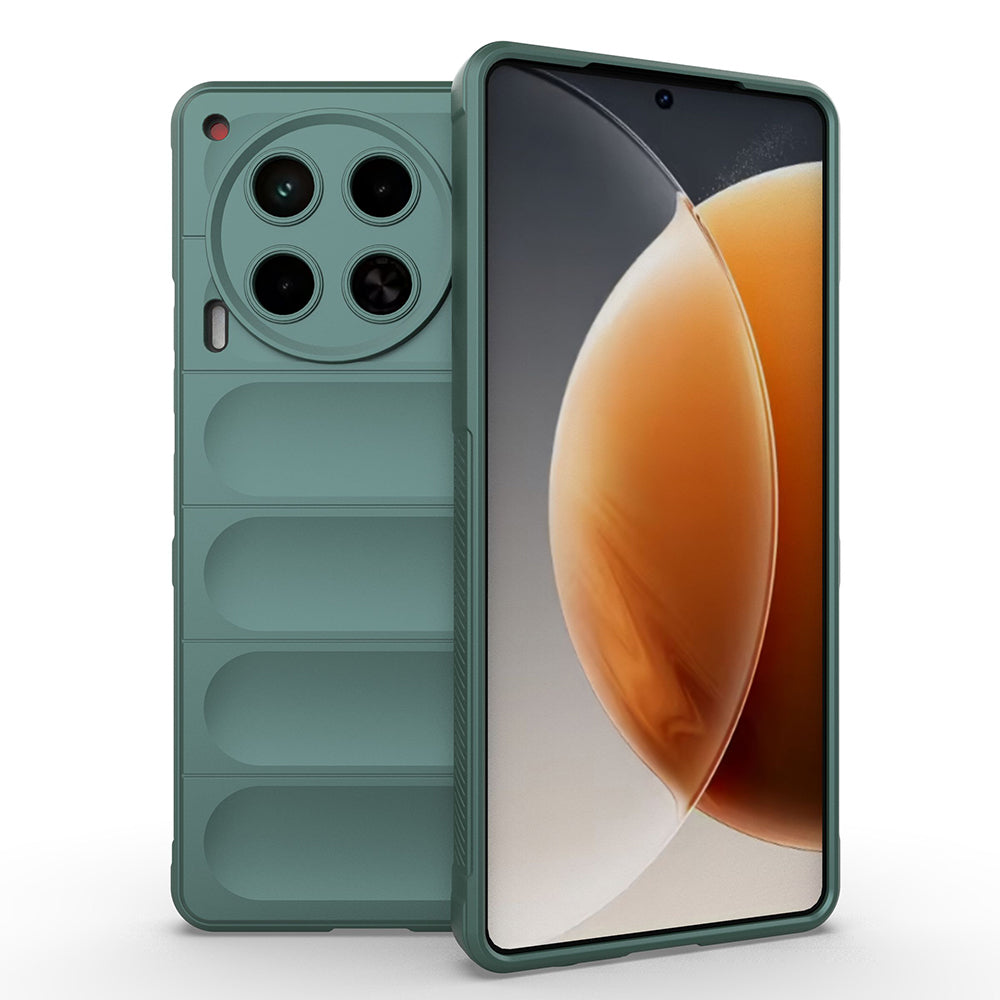 Tecno Camon 30 4G Kılıf Esnek TPU Oyuklu Arka Yüzey Tasarımlı Zore Etnik Silikon Kılıf