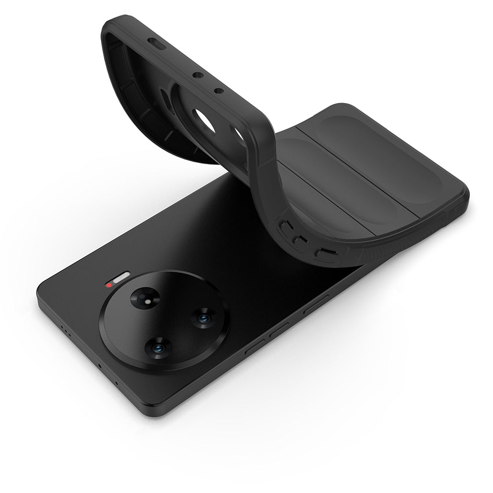 Tecno Camon 30 Pro 5G Kılıf Esnek TPU Oyuklu Arka Yüzey Tasarımlı Zore Etnik Silikon Kılıf