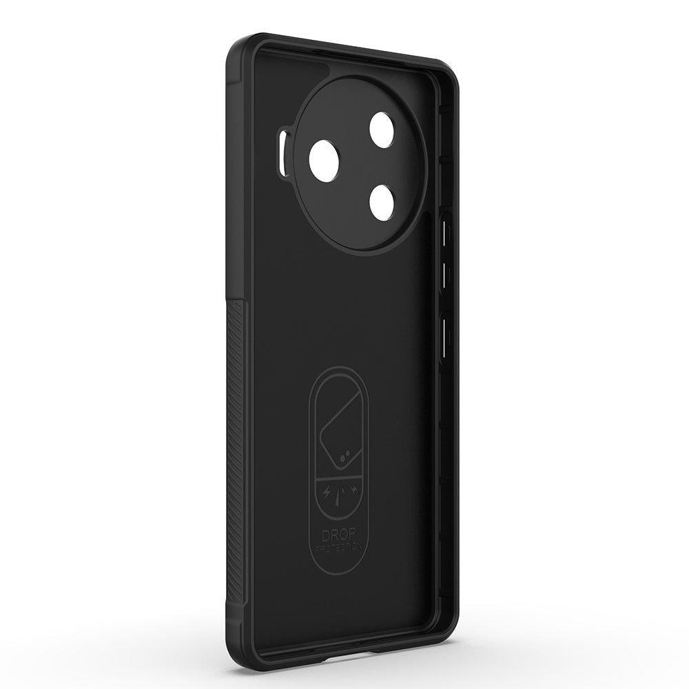 Tecno Camon 30 Pro 5G Kılıf Esnek TPU Oyuklu Arka Yüzey Tasarımlı Zore Etnik Silikon Kılıf