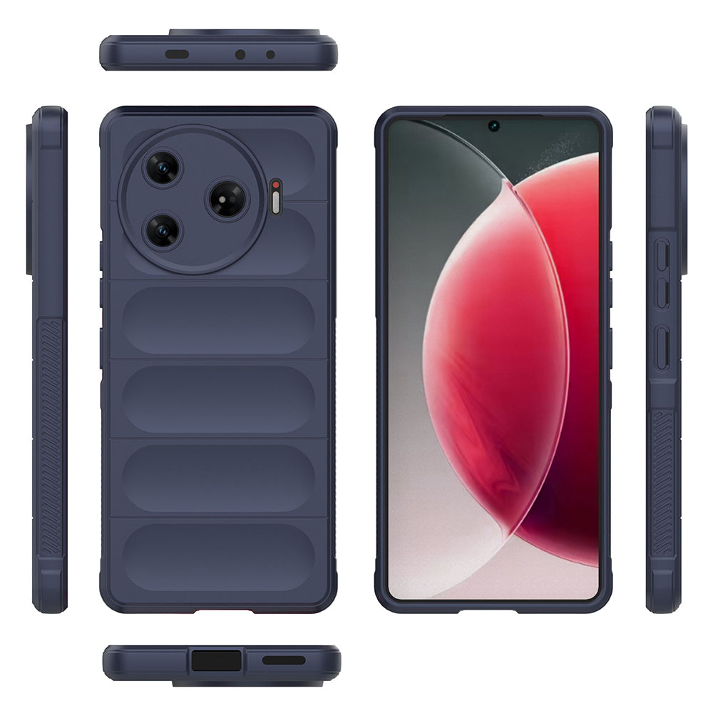 Tecno Camon 30 Pro 5G Kılıf Esnek TPU Oyuklu Arka Yüzey Tasarımlı Zore Etnik Silikon Kılıf