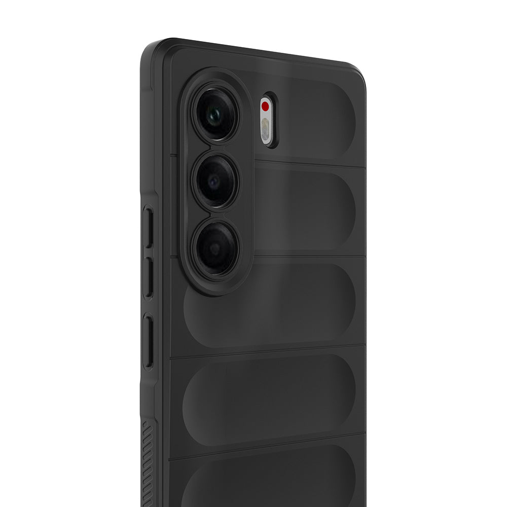 Tecno Camon 40 Pro Kılıf Esnek TPU Oyuklu Arka Yüzey Tasarımlı Zore Etnik Silikon Kılıf