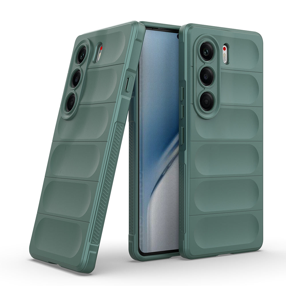 Tecno Camon 40 Pro Kılıf Esnek TPU Oyuklu Arka Yüzey Tasarımlı Zore Etnik Silikon Kılıf