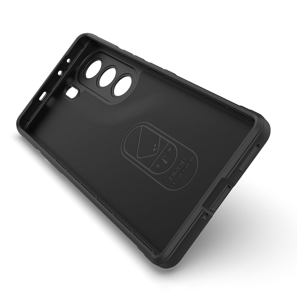 Tecno Camon 40 Pro Kılıf Esnek TPU Oyuklu Arka Yüzey Tasarımlı Zore Etnik Silikon Kılıf