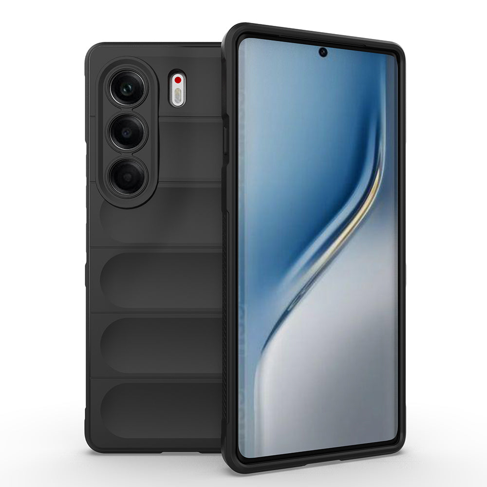 Tecno Camon 40 Pro Kılıf Esnek TPU Oyuklu Arka Yüzey Tasarımlı Zore Etnik Silikon Kılıf