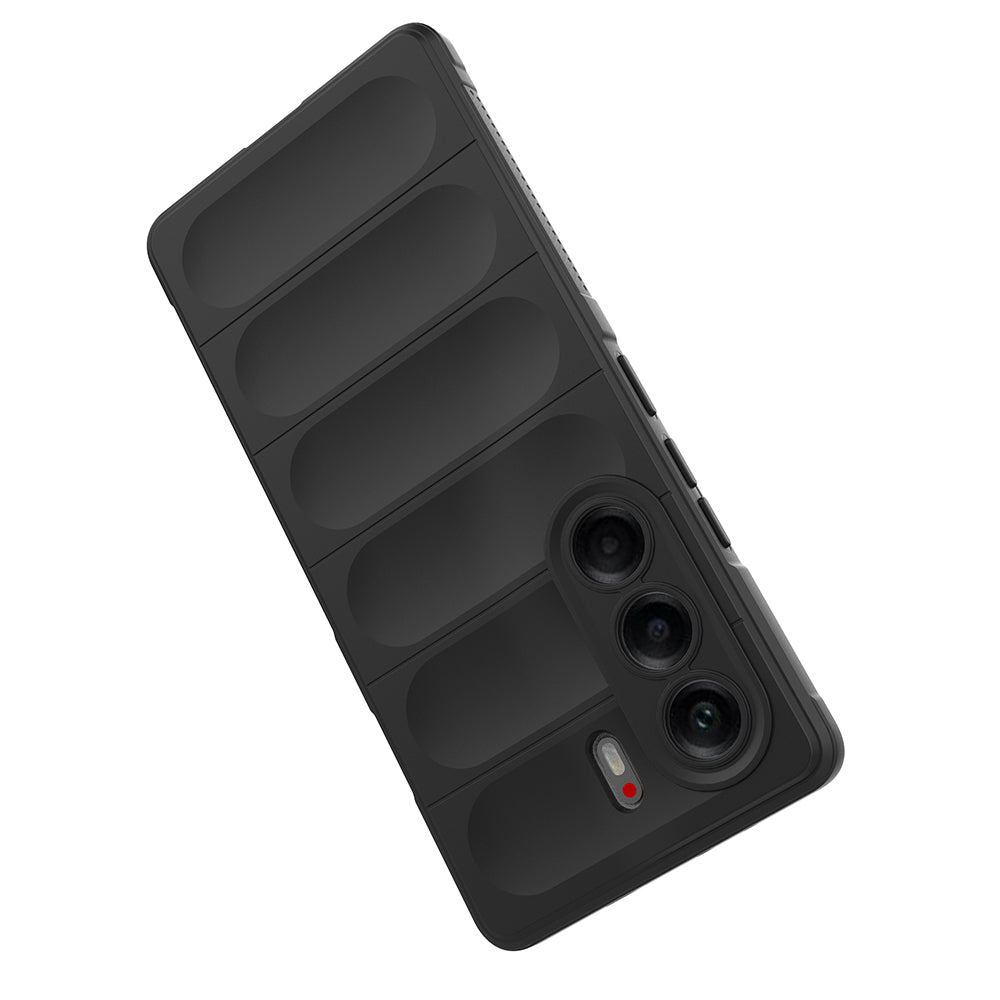 Tecno Camon 40 Pro Kılıf Esnek TPU Oyuklu Arka Yüzey Tasarımlı Zore Etnik Silikon Kılıf